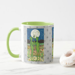 Romantische Außerirdischen UFO Roswell Designer Hu Tasse