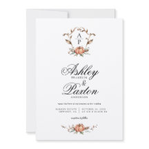 Romantische Autumn Pumpkin Monogram | Alter Stall