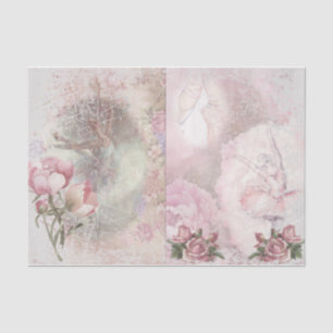 Romantische Ballerina Design Serie 2 Seidenpapier