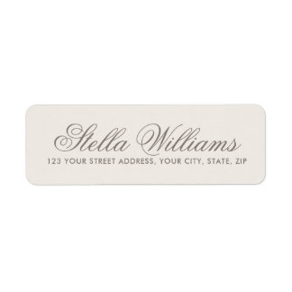 Romantische beige hellbraune Kalligraphieschrift
