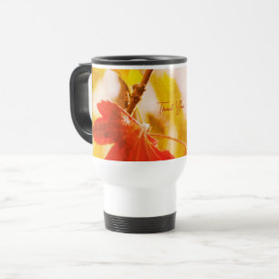 Romantische Blätter Boho – Botanische Fantasie Dan Reisebecher