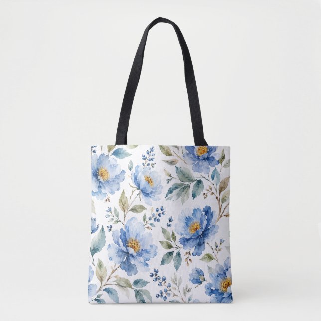 Romantische blaue Blüten (Vorderseite)