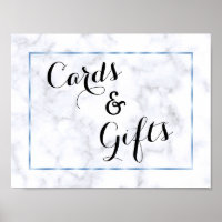 Romantische blaue Marmor-Hochzeit