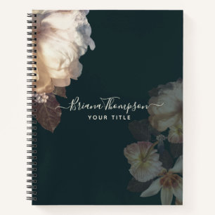 Romantische Blooms Elegante Feminine Notizbuch