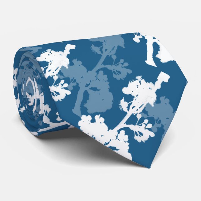 Romantische blorale Japan-Krawatte Krawatte (Gerollt)