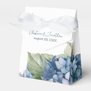 Romantische Blue Watercolor Hydrangea-Blume Geschenkschachtel