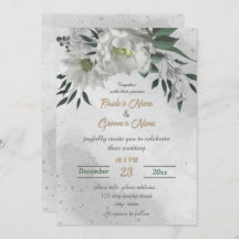 Romantische Blume Botanische Hochzeit