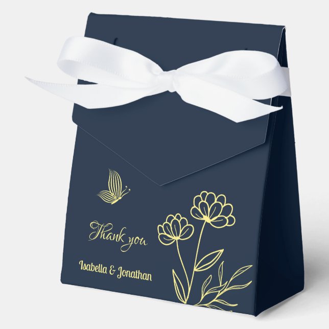 Romantische Blume Geschenkschachtel (Vorderseite)