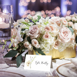 Romantische Blume Hochzeiten Platzkarten