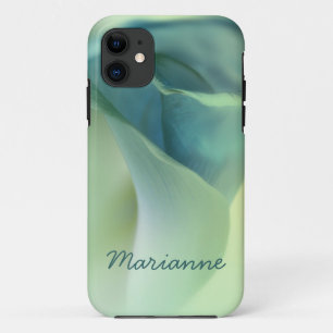 Romantische Blume in Blautönen Case-Mate iPhone Hülle