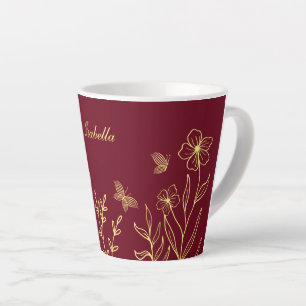 Romantische Blume Milchtasse