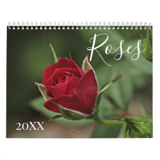 Romantische Blume Rose Kalender