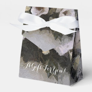 Romantische Blume   Rose über Lavendel Geschenkschachtel