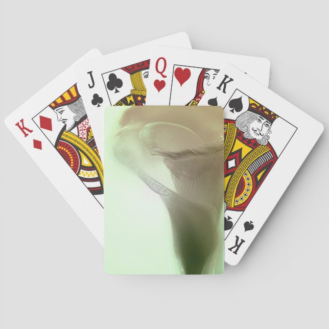 Romantische Blume Spielkarten (Rückseite)