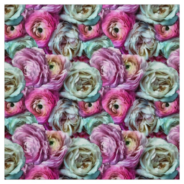 Romantische Blume Stoff (Muster)