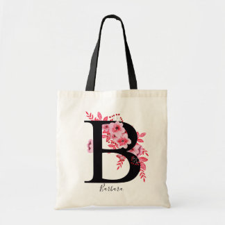 Romantische Blumen | Vintage Botanik | Brauttasche Tragetasche