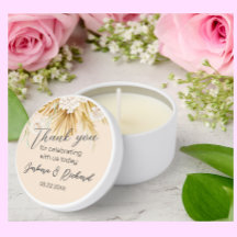 Romantische Blumenhochzeit Vielen Dank Name Datum