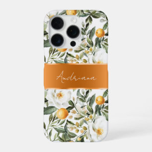 Romantische Blumenorangen Sizilienisch Italienisch iPhone 16 Pro Hülle