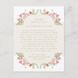 Romantische Blumenstraume Einladung