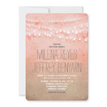 Romantische Blush Pink String Lights Wedites