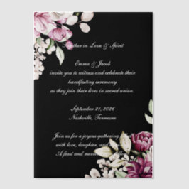 Romantische Blütenperse