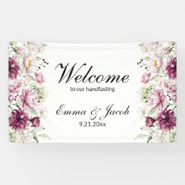 Romantische Blütenperse Banner