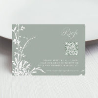 Romantische Botanische Gartenhochzeit Salbeigrün