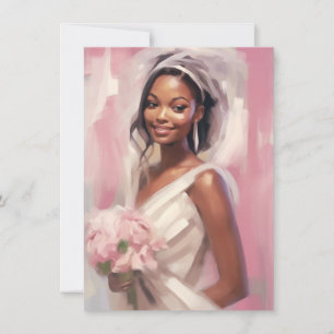 Romantische Braut Einladung