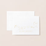 Romantische Braut für meine Hochzeit im Bräutigam Folienkarte<br><div class="desc">Diese schöne Folie mit einer handgezogenen Herz-Dankeschön-Karte ist die perfekte Karte,  um dem Bräutigam am Heiratstag eine Nachricht zu senden. Die passenden Einladungen und Karten für Hochzeiten finden Sie in meinem Shop</div>