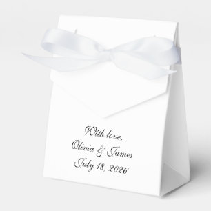 Romantische Bridal Sketch-Gastgeschenk Hochzeit Geschenkschachtel