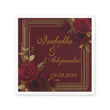 Romantische Burgunderrosen-Hochzeit 