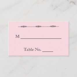 Romantische Cartoon Brides Wedding Platzkarten