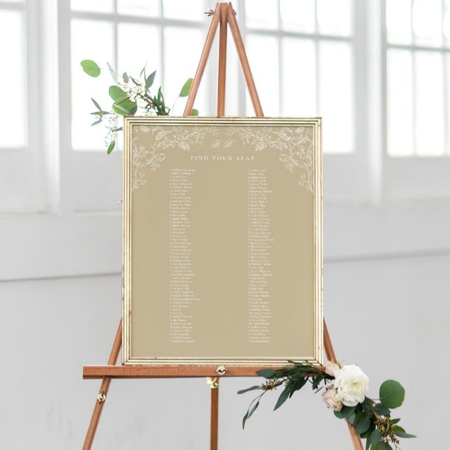 Romantische Chinoiserie Antique Gold Seekarte Poster (Von Creator hochgeladen)