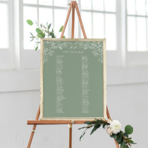 Romantische Chinoiserie Antiquitätensitzkarte Poster