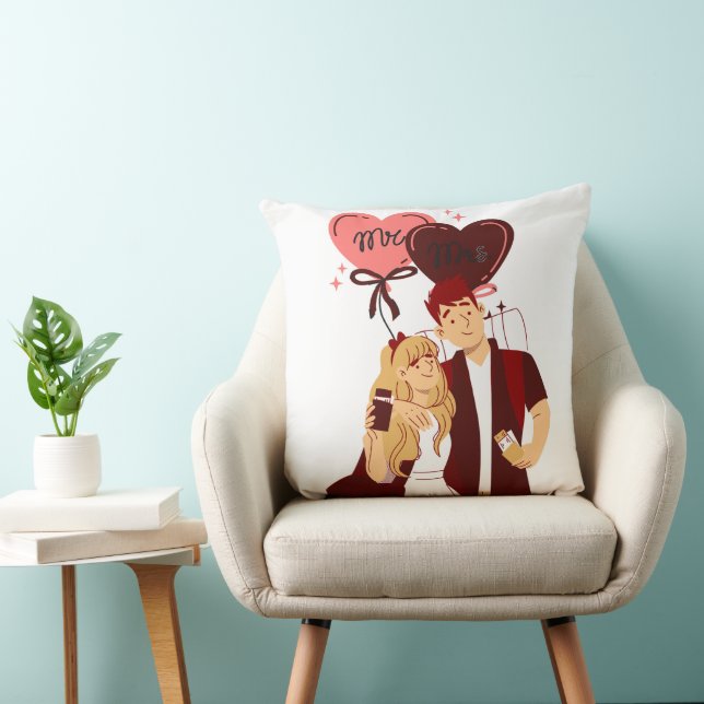 Romantische Couple-Liebe Kissen (Stuhl )