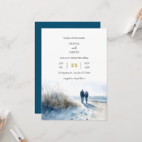 Romantische Couple Moonlight Beach Hochzeit