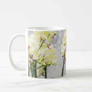 Romantische Creme & Lilac Orchids Kaffeetasse
