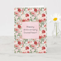 Romantische cremefarbene rote rosa Rosen Blumen zu