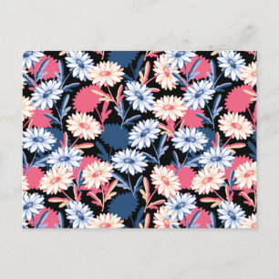 Romantische Daisy-Blume Postkarte