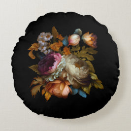 Romantische dramatische "Alte Welt" Rundes Kissen