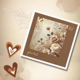 Romantische Dreamy Floral Wedding Serviette