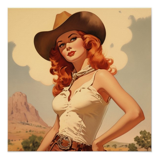 Romantische Dusty Trails: Wild West Whispers Poster (Vorderseite)