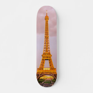 Romantische Eiffelturmfotografie   Paris, Frankrei Skateboard