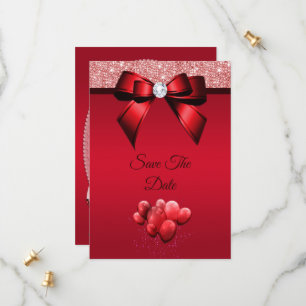 Romantische Elegance Geburtstagsparty Save the Dat Date