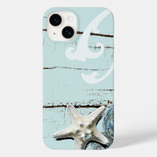 Romantische Elegant blau Seashell Beach Dekoration Case-Mate iPhone 14 Hülle