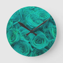 Romantische elegante aquamarine - grüne Rose