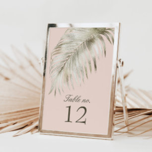 Romantische Elegante Golden Wedding Tischnummer