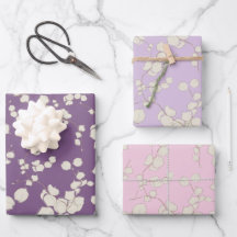Romantische elegante handgezeichnete violette Magn