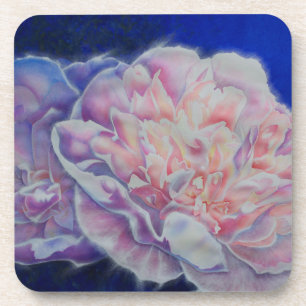 Romantische elegante rosa blaue Pastellfarben Untersetzer