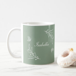Romantische, elegante Salbeiblüte Kaffeetasse